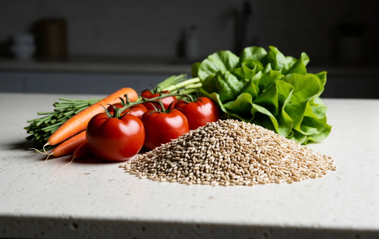 Frische gesunde Ernährung